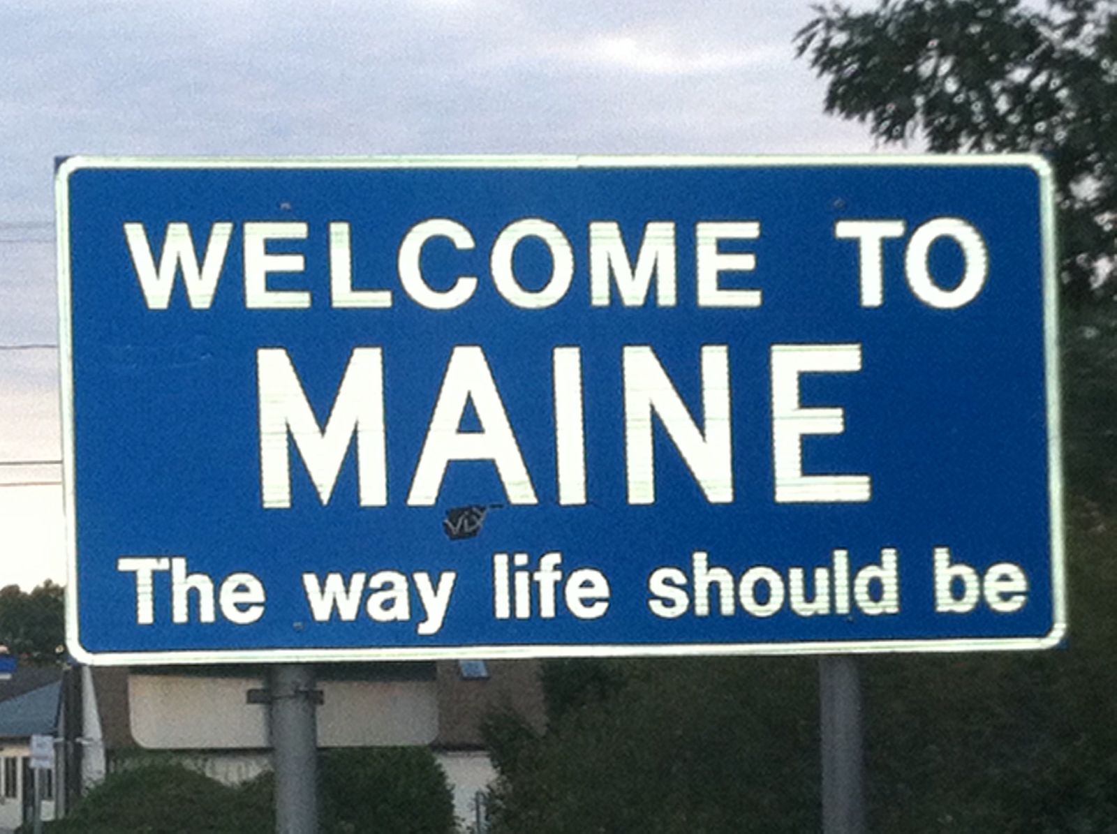Maine-sign
