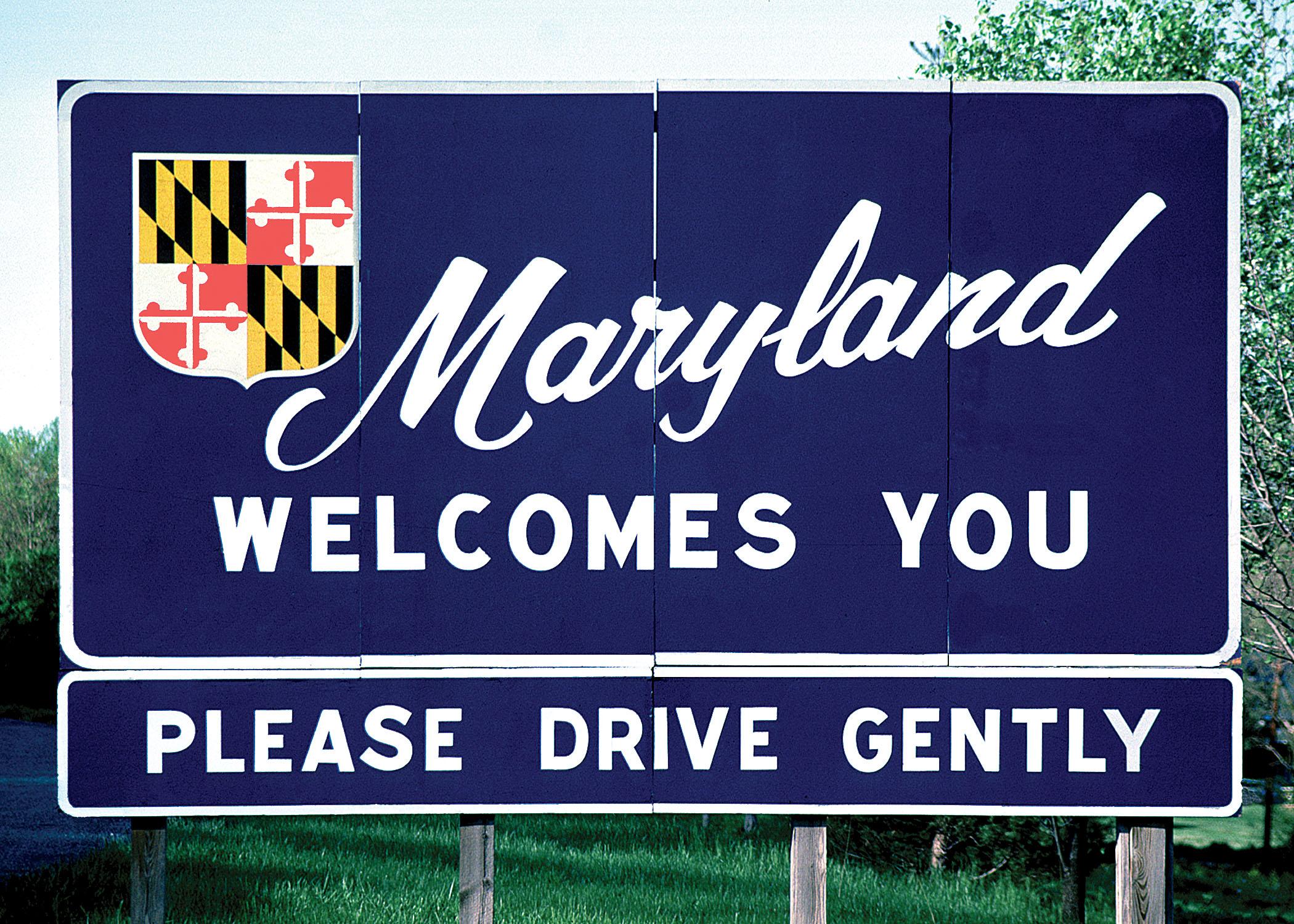 Maryland-sign