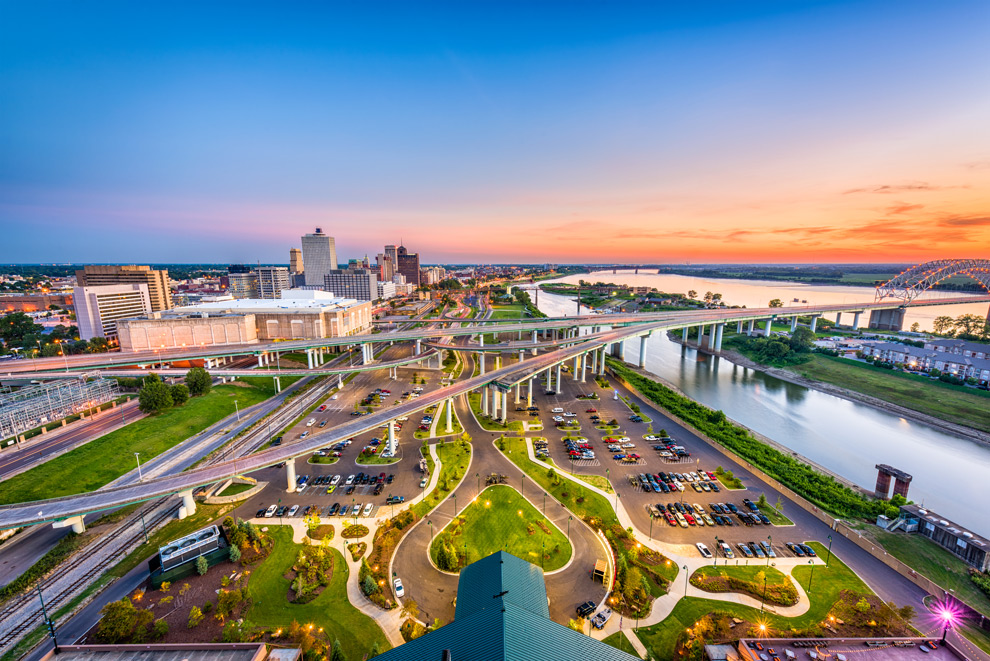 Memphis-aerial-view