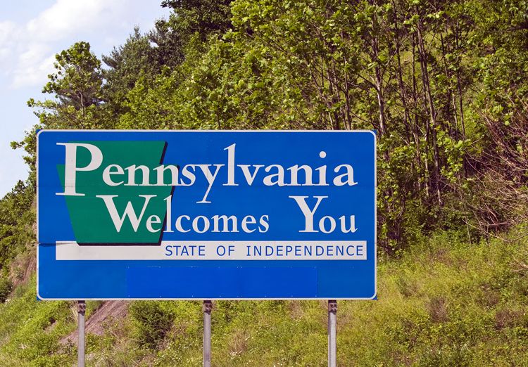 Pennsylvania-welcome-sign